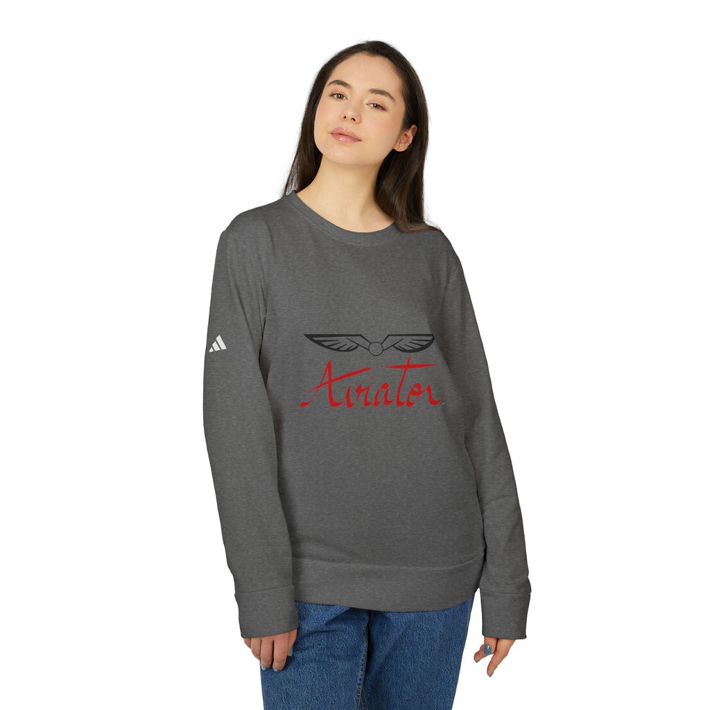 adidas Unisex Fleece Crewneck Sweatshirt - Amaze - On ShoppingSweatshirtPrintify