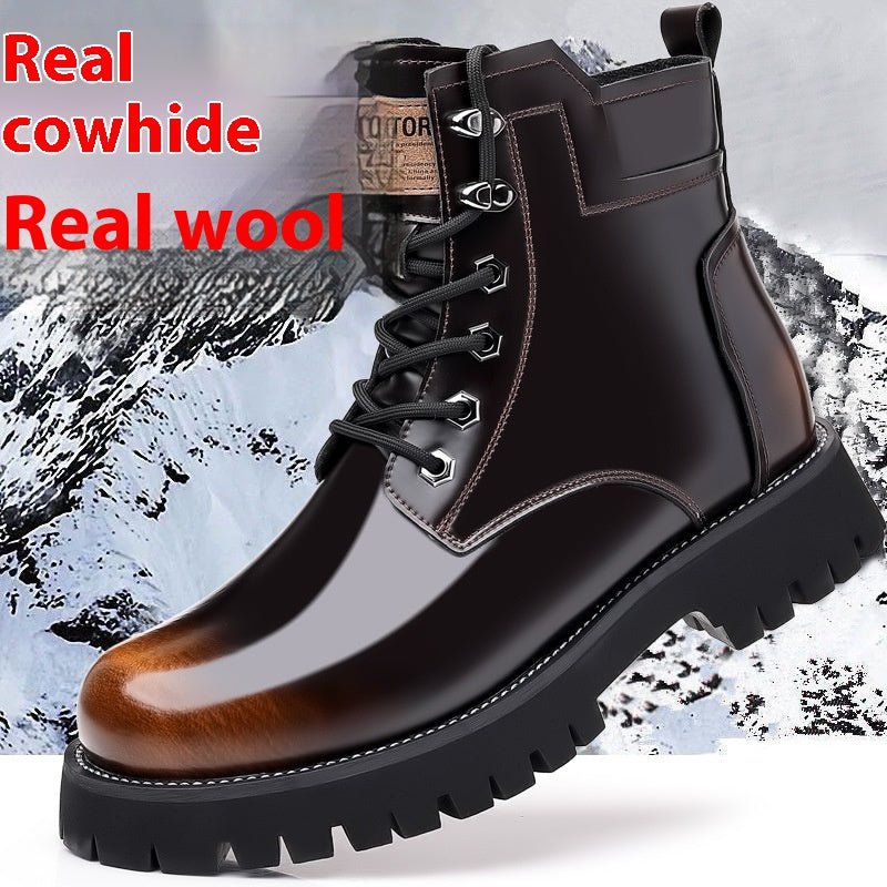 Fall Winter Martin Boots Men's Platform Mid - top - Amaze - On ShoppingShoesAmaze - On Shopping